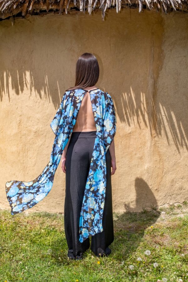 LONG CAPE “FLORA” - Image 3