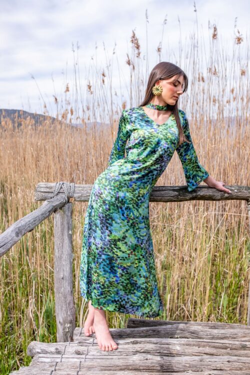 SATIN DRESS “IRINA”